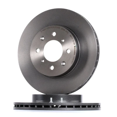Kuva BREMBO COATED DISC LINE 09.9936.11 Jarrulevyt 262 21 4 tuuletettu sisältä pinnoitettu hiiliteräs Ruuveilla HONDA: CIVIC 7 Hatchback, Jazz 3