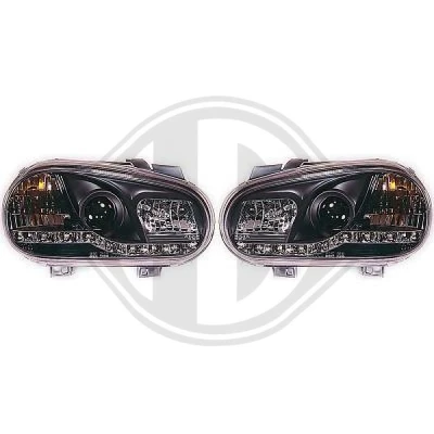 Kuva DIEDERICHS HD Tuning 2213585 Ajovalonheitinsarja VOLKSWAGEN: Golf 4