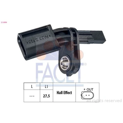 Kuva ABS anturi FACET 21.0006