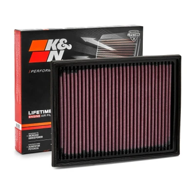 Kuva K&amp;N Filters 33 2231 Ilmansuodatin 27 175 238 neliönmuotoinen Pitkäikäinen suodatin BMW: 3 Coupe, Sedan, Touring