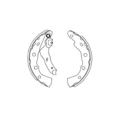Kuva KAVO PARTS KBS 6415 Jarrukengät 203 39 MITSUBISHI: Carisma Sedan, Hatchback