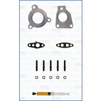 Kuva AJUSA JTC11583 Asennussarja Turboahdin syringe with oil Tiivisteillä asennusohjeella