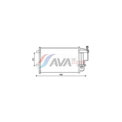 Kuva PRASCO MZ5242D Ilmastoinnin Lauhdutin Vedenerottimella 15,6 10,2 Alumiini 567 R 134a MAZDA: 3 Sedan
