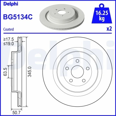 Kuva Delphi BG5134C Jarrulevy