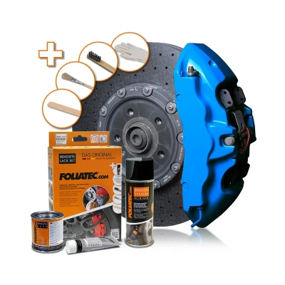 Kuva FOLIATEC 2188 Jarrusatulamaali aerosoli 400, 125, 50 Sininen