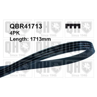 Kuva QUINTON HAZELL QBR41713 Moniurahihna 1713 4 TOYOTA: Yaris I Hatchback