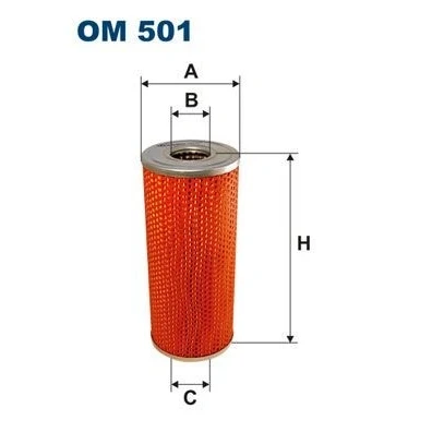 Kuva FILTRON OM 501 Öljynsuodatin Suodatinpanos