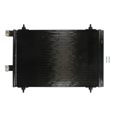 Kuva THERMOTEC KTT110157 Ilmastoinnin Lauhdutin Vedenerottimella 560 X 361 16 mm Alumiini PEUGEOT: 307 Hatchback, Farmari, SW
