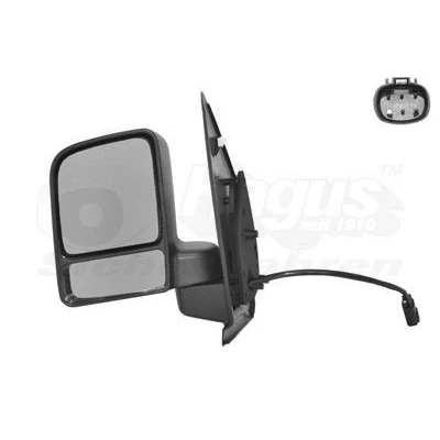 Kuva Ulkopeili Van Wezel 1884807 Vasen Peili, kokonainen, Kupera, sähkö peilinsäädölle, Lämmitettävä, Laajakulmapeilillä FORD: Transit Connect Mk1