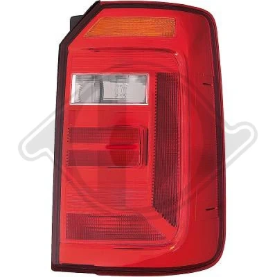 Kuva DIEDERICHS 2297690 Takavalot Oikea Punainen Ilman lampun kantaa VOLKSWAGEN: CADDY 4 Kombi