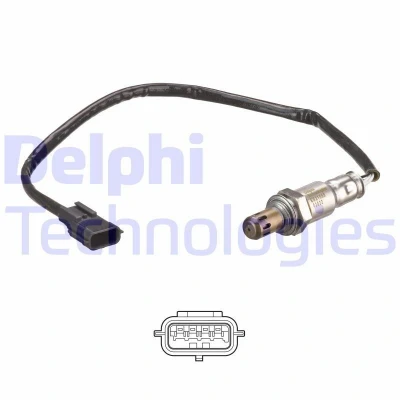 Kuva DELPHI ES21060 12B1 Lambda Anturi Planarsondi, Lämmitetty RENAULT: TWINGO 2, Clio 4