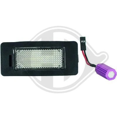 Kuva DIEDERICHS HD Tuning LID10405 Rekisterikilven Valo LED Takana VOLKSWAGEN: Golf 6, Plus / Crossgolf, Jetta 4, SEAT: Alhambra II, Ibiza 4 ST