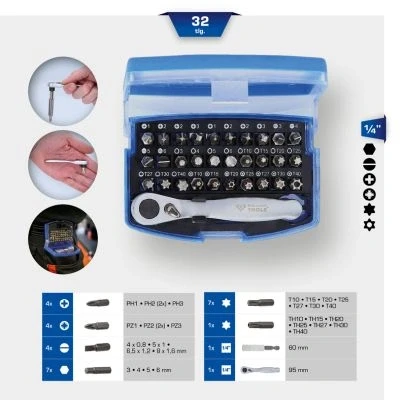 Kuva KS TOOLS BT053532 Ruuvikärki sarja