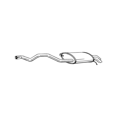Kuva Takaäänenvaimentaja VW TRANSPORTER Flak/chassi V, VI OE 7F0253609, 7J0253609A, 7J0253609G