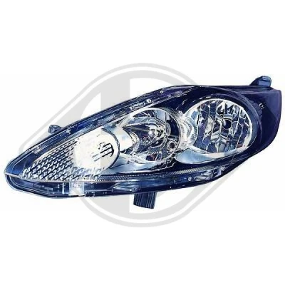 Kuva DIEDERICHS 1405081 Ajovaloumpio Vasen H7, H7/H1, H1 Musta FORD: FIESTA 6