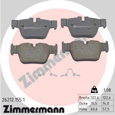 Kuva Jarrupalasarja, levyjarru, Taka akseli BMW 1 [F40], 2 Gran Coupe [F44], X2 [F39], MINI CLUBMAN, COUNTRYMAN OE 3420 6 885 600