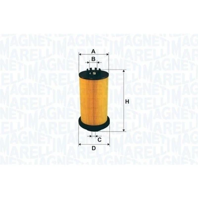 Kuva MAGNETI MARELLI 153071762484 Polttoainesuodatin Suodatinpanos Diesel MERCEDES BENZ: Vito Van, Tourer, NISSAN: NV400 Bussi