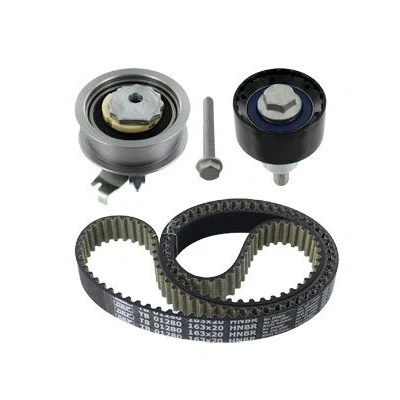 Kuva SKF VKMA 01280 Jakohihnasarja 163 Pyöristetyllä hammasprofiililla SKODA: Citigo, Octavia 3 Combi, Fabia III Farmari, VOLKSWAGEN: Passat B8 Variant