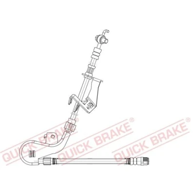 Kuva QUICK BRAKE 58.875X Jarruletku 223, 320 M10x1 CITROËN: C5 3, PEUGEOT: 407 SW, Sedan