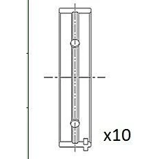 Kuva FAI AutoParts BM1052 STD Kampiakselin Laakeri FIAT: Linea, BRAVO 2, Punto II Hatchback