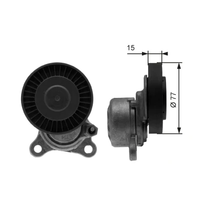Kuva GATES FleetRunner Micro V Kit T38441 Kiristysrulla LAND ROVER: Freelander I SUV