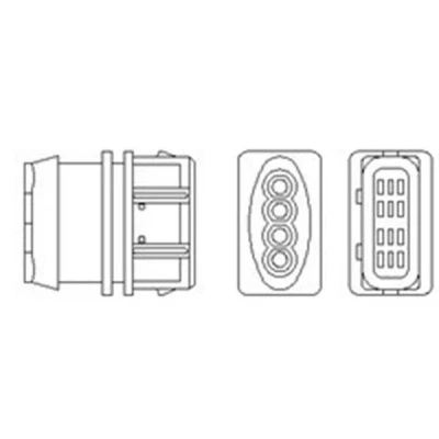 Kuva MAGNETI MARELLI 466016355128 Lambda Anturi Lämmitetty 4 VOLVO: V40 Farmari, S40 I
