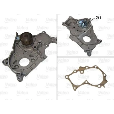 Kuva VALEO 506851 Vesipumppu Hihnapyörällä Tiivisteillä ilman kantta TOYOTA: Corolla VIII Sedan, Avensis I FX Hatchback