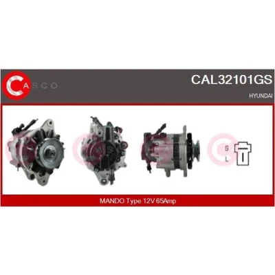 Kuva CASCO CAL15108AS Laturi 12V 125A RENAULT: MEGANE 2 Stufenheck, LAGUNA 2, GRAND SCENIC NISSAN: Primera Farmari, Hatchback