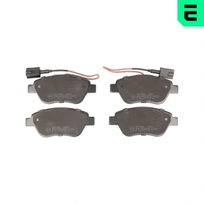 Kuva OPTIMAL BP 12557 Jarrupalat Etuakseli kulumisvaroitinkoskettimella FIAT: 500 Hatchback, Punto II Grande ALFA ROMEO: MiTo
