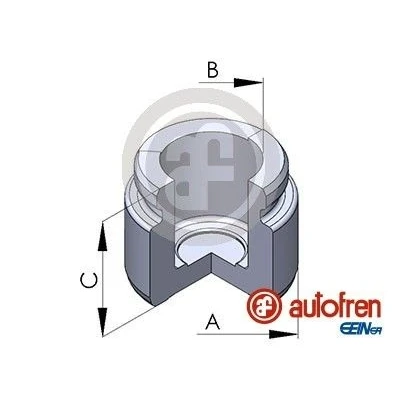 Kuva AUTOFREN SEINSA D025672 Jarrusatulan Mäntä 42 Taka akseli ATE OPEL: Omega B Sedan, Caravan
