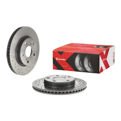 Kuva BREMBO 09.A864.1X Jarrulevyt 275 22 5 rei&#039;itetty/tuuletettu sisältä pinnoitettu hiiliteräs TOYOTA: Auris Hatchback, Corolla X Sedan, XI Sedan