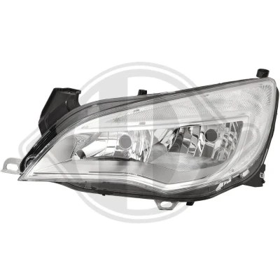 Kuva DIEDERICHS 1807281 Ajovaloumpio Vasen W21/5W, H7/H7 Oikeanpuoleiselle liikenteelle OPEL: Astra J Hatchback, Sports Tourer