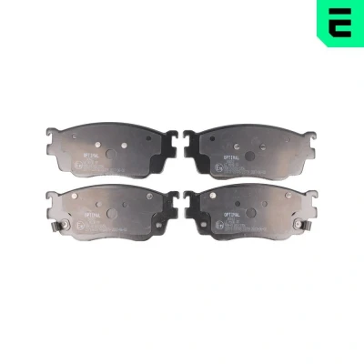 Kuva OPTIMAL BP 80012 Jarrupalat Etuakseli akustisella kulumavaroittimella MAZDA: 626 V Hatchback, Sedan, 323 F 6