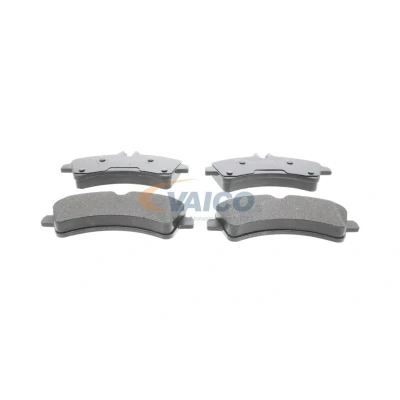Kuva VAICO V10 8258 Jarrupalat Q+, original equipment manufacturer quality Taka akseli Kulumisenilmaisemelle, Ilman kulumisenilmaisinta tarvikkeita