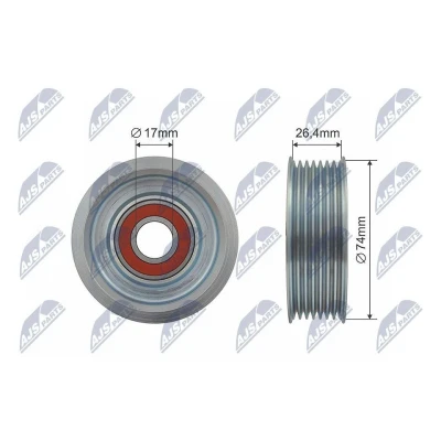 Kuva Ohjain /kiristysrulla kiilahihna HONDA ACCORD Tourer VII, CIVIC Hatchback VII OE 31190PRA000, 31190 PRA 000, 31190RBA000