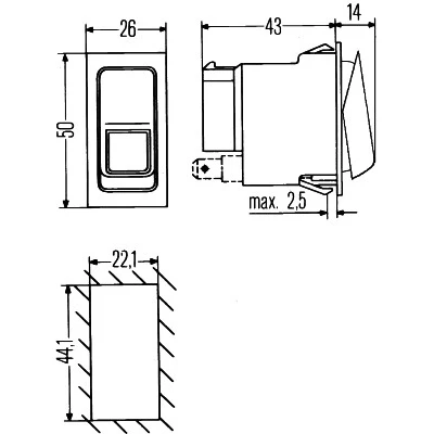 Kuva HELLA 6RH 007 832 741 Kytkin 10