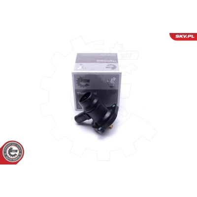 Kuva ESEN SKV 20SKV133 Termostaatti 103 Tiivisteillä OPEL: Astra J Sports Tourer, Meriva B, Corsa D Hatchback, CHEVROLET: Cruze Sedan, Aveo Hatchback