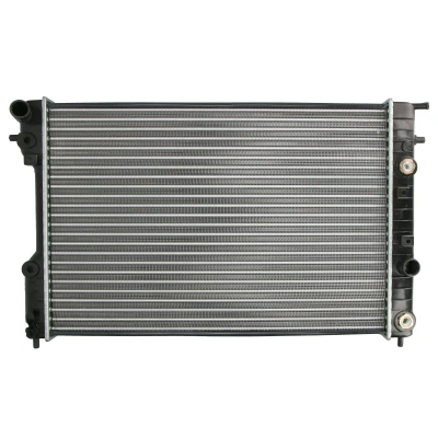 Kuva THERMOTEC D7X010TT Jäähdytin Alumiini, Muovi 452 653 32 Käsi / lisävaruste autom. vaihteisto Jäähdytysrivat mekaan. kiinnitetyt OPEL: Omega B Sedan