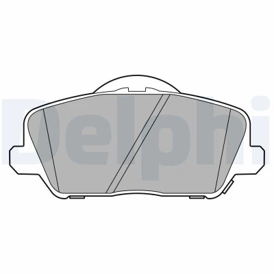 Kuva DELPHI LP3591 Jarrupalat akustisella kulumavaroittimella Huudonvaimennuspellillä Ilman tarvikkeita KIA: cee‘d II Sportswagon, Hatchback