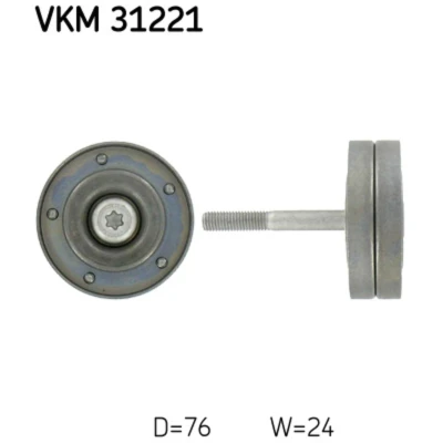 Kuva SKF VKM 31221 Ohjainrulla Kiinnitysmateriaalilla SKODA: Fabia 2