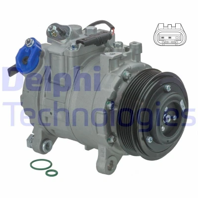 Kuva DELPHI CS20536 Ilmastoinnin Kompressori 7ZSE17 PAG 46 R 134a, 1234yf ilman magneettikytkintä BMW: 3 Touring