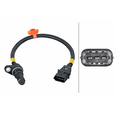 Kuva HELLA 6PU 358 381 641 Kampiakselin Asentotunnistin 3 napaa Hall anturi