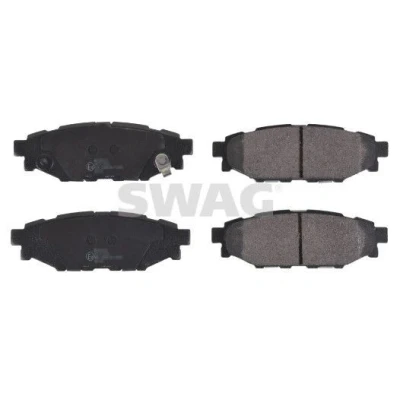 Kuva SWAG 33 10 7329 Jarrupalat Taka akseli akustisella kulumavaroittimella SUBARU: Outback IV, Forester III, TOYOTA: GT86 Coupe