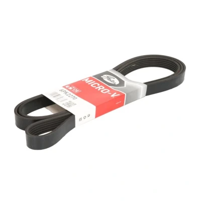 Kuva GATES Micro V 6PK2270 Moniurahihna 2270 6 Polyesteri, EPDM (eteenipropeeni dieeni kumi) MERCEDES BENZ: E sarja Sedan, T modell, C Sedan