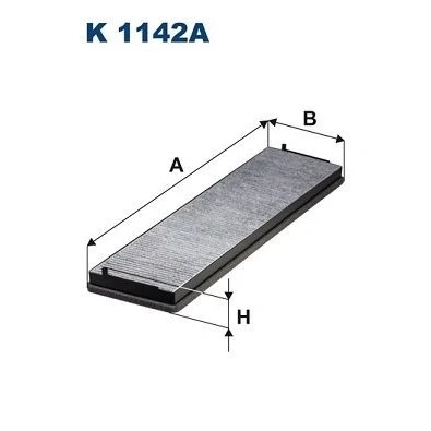 Kuva FILTRON K 1142A Raitisilmasuodatin Aktiivihiilisuodatin 581 164 47,5 MERCEDES BENZ: ATEGO