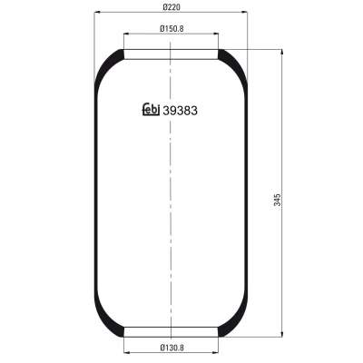Kuva FEBI BILSTEIN 39383 Metallipalje, ilmajousitus