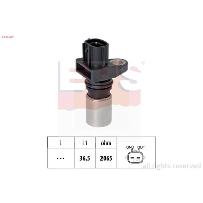 Kuva EPS 1.953.417 Kampiakselin Asentotunnistin Made in Italy OE Equivalent SAAB: 9 5 Sedan, Farmari, TOYOTA: Corolla IX Hatchback, Auris Hatchback
