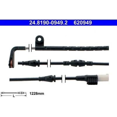 Kuva ATE 24.8190 0949.2 Jarrupalojen Kulumisen Ilmaisin LAND ROVER: Range Rover Sport