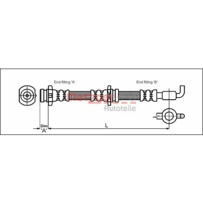 Kuva METZGER 4114757 Jarruletku 425