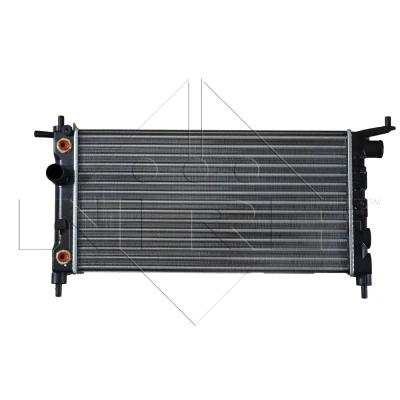 Kuva NRF 50552 Jäähdytin Alumiini 530 285 34 Jäähdytysrivat mekaan. kiinnitetyt OPEL: Corsa B Hatchback